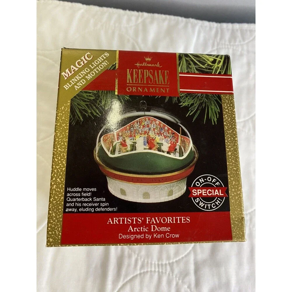 Hallmark Keepsake Ornament Artist's Favorites Arctic Dome by Ken Crow Football